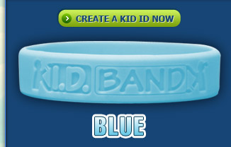 Kid ID Band Blue