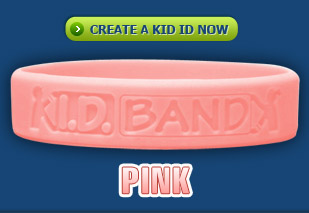 Kid ID Band Pink