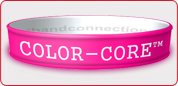 dual color rubber bracelets
